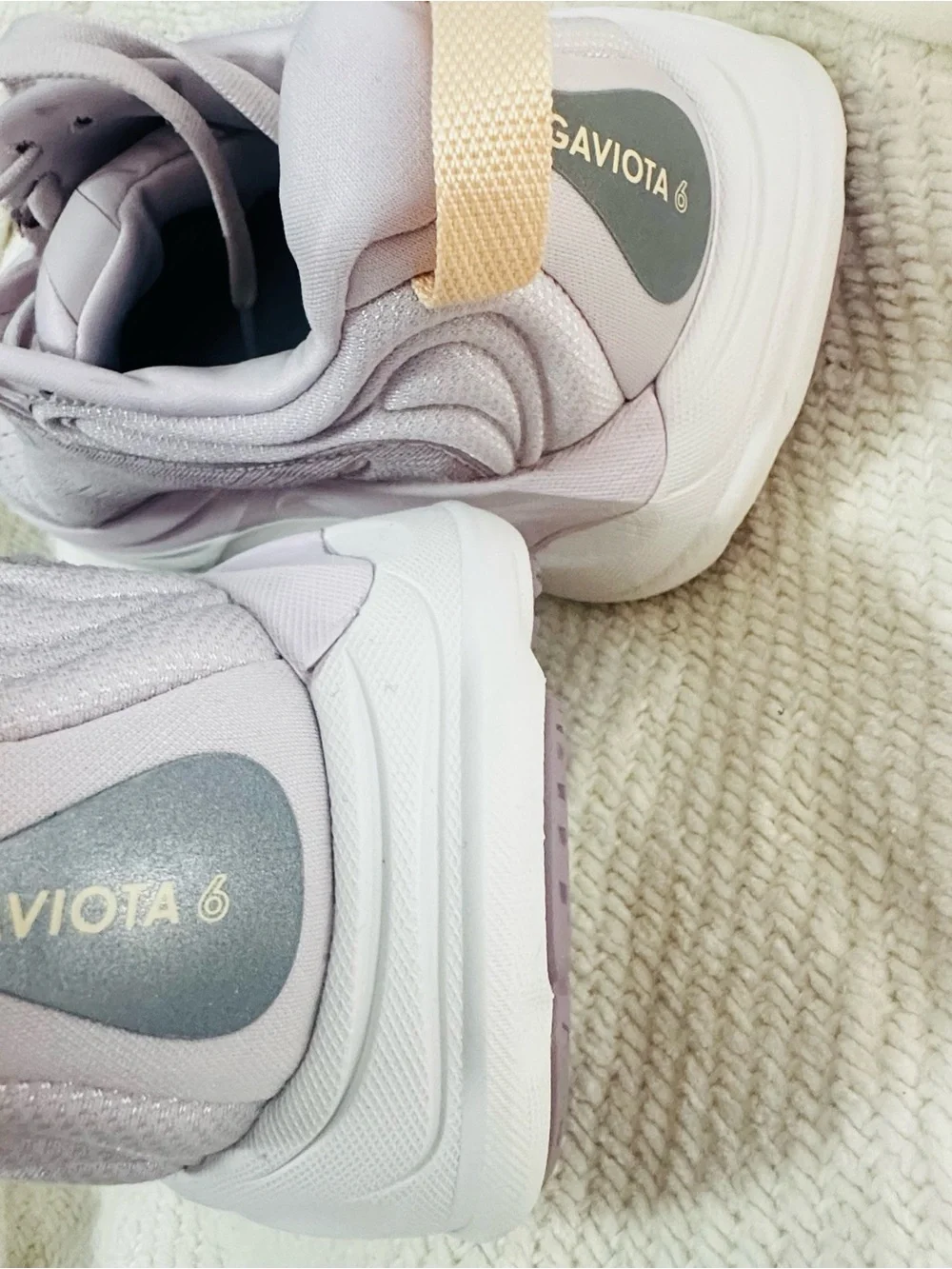 Hoka Women’s Pale Lavender Athletic Running Shoes